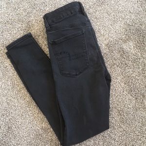 black american eagle jeans